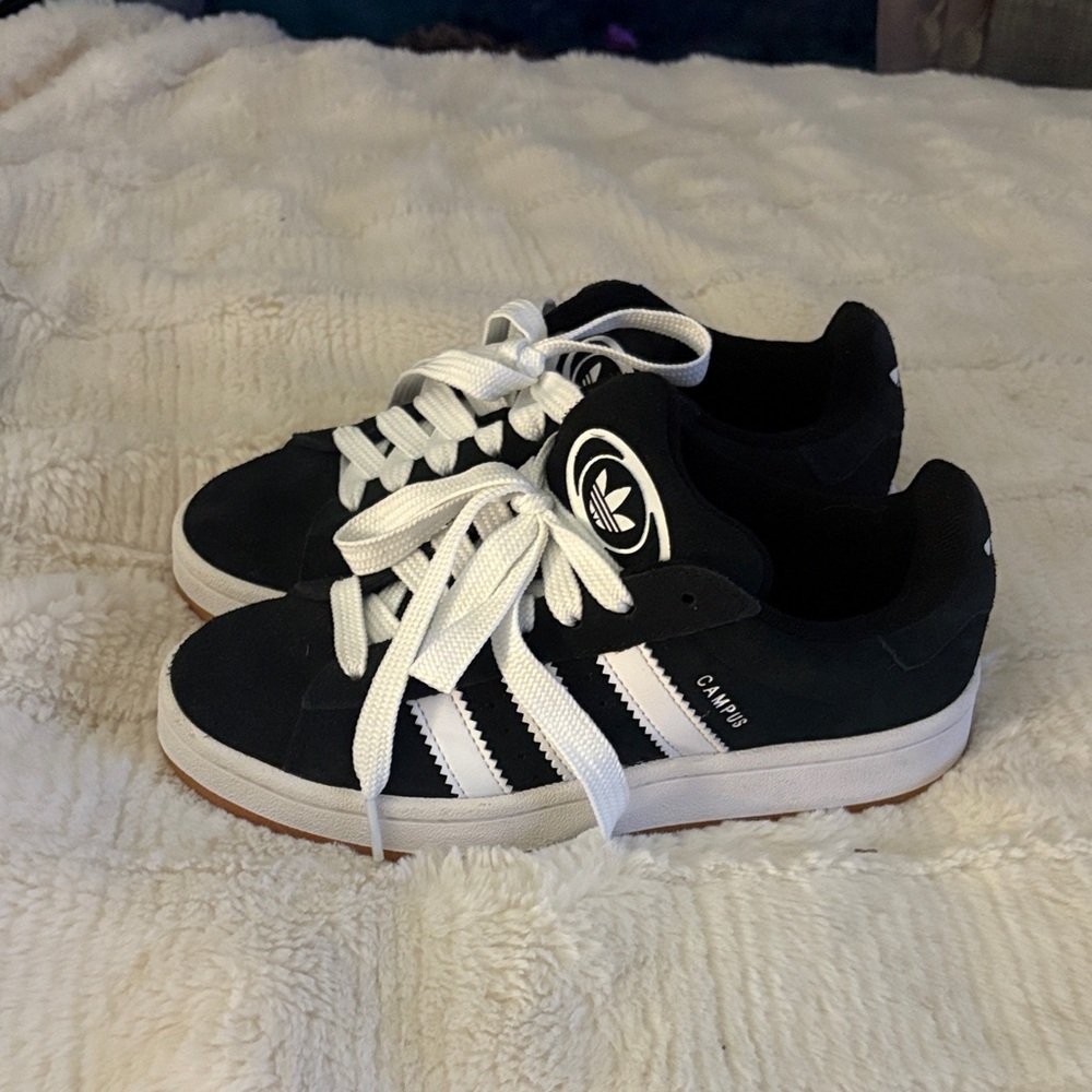 Adidas Black and White Campus 00s